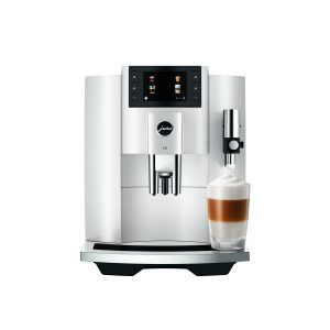 Ekspres automatyczny E8 (EC) Piano White/Dark Inox