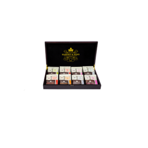 Harney & Sons drewniany prezenter do herbaty na saszetki jedwabne