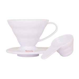 Hario plastikowy Dripper v60-01 - biały