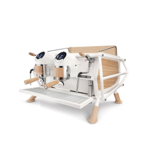 Ekspres kolbowy 2 gr. Cafe Racer Custom White & Wood Standard Sanremo
