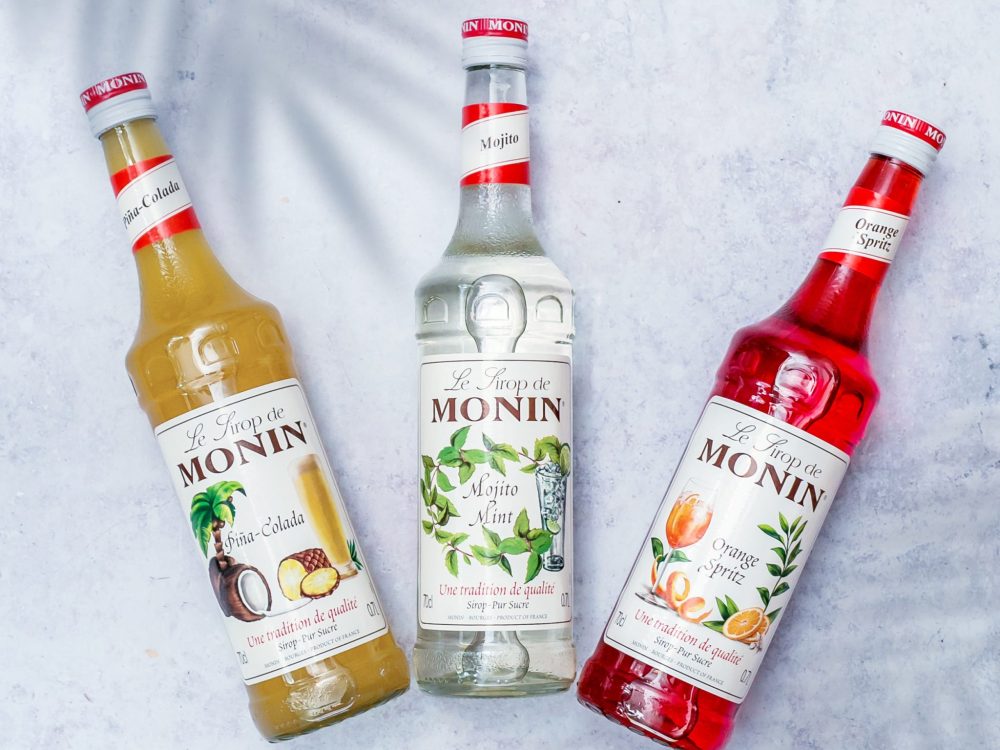 cocktails flavours syrups